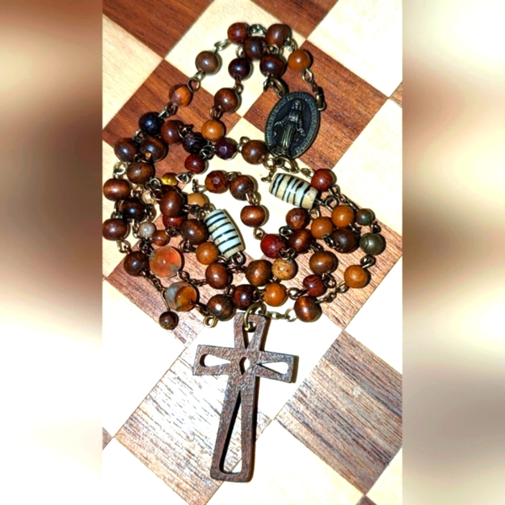 Rosary Handmade Unique Genuine